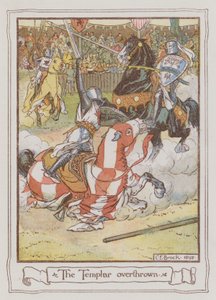 Illustratie voor Ivanhoe door Sir Walter Scott door Charles Edmund Brock