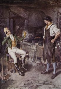 Illustratie voor The Broad Highway a Romance of Kent door Charles Edmund Brock