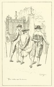 Illustratie voor The Essays of Elia door Charles Lamb (gravure)
