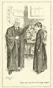 Illustratie voor The Essays of Elia door Charles Lamb door Charles Edmund Brock