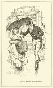 Illustratie voor The Essays of Elia door Charles Lamb door Charles Edmund Brock
