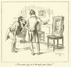 Illustratie voor The Essays of Elia door Charles Lamb door Charles Edmund Brock