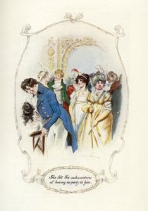 Ze voelde de ongemakkelijkheid van geen gezelschap hebben om zich bij aan te sluiten door Charles Edmund Brock