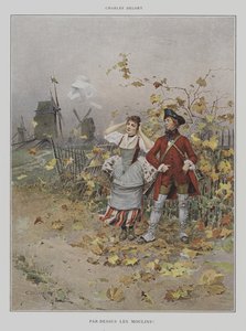 Over de Molens! door Charles Edouard Delort