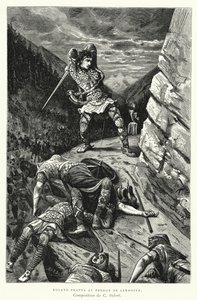 Roland Frappa Au Perron De Sardoine door Charles Edouard Delort