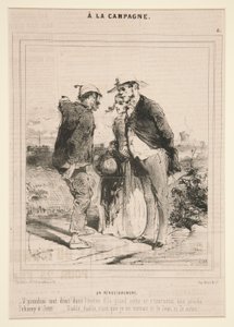 Een inlichting, uit de serie A la Campagne door Charles Edouard de Beaumont