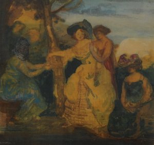 De Waarzegster door Charles Edward Conder