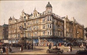 Het oude gebouw, Bourne en Hollingsworth, Oxford Street