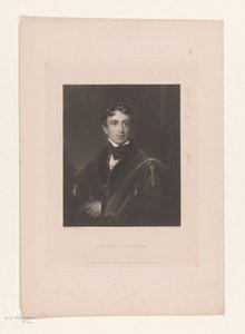 Portret van John George Lambton door Charles Edward Wagstaff