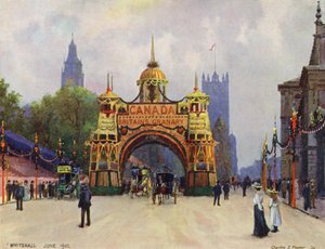 De Canadese boog, Whitehall, in juni 1902 door Charles Edwin Flower