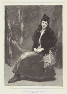 Schilderijen op de Parijse Salon, portret van mijn dochter