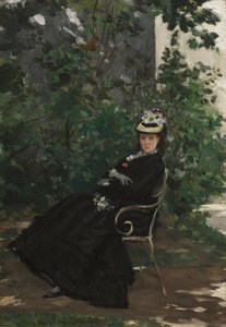 Portret van Madame Alice Hoschede door Charles Emile Auguste Carolus Duran