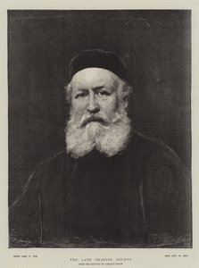 De Overleden Charles Gounod door Charles Emile Auguste Carolus Duran
