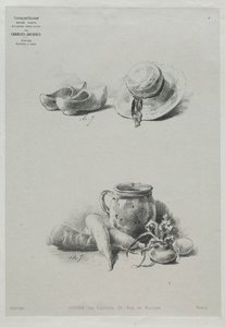 Cursus in Tekenen: Nr. 4 - Stilleven door Charles Emile Jacque