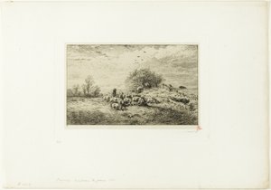 Landschap met Kudde Varkens