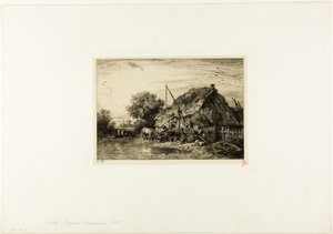 Boerenhuis met vijver