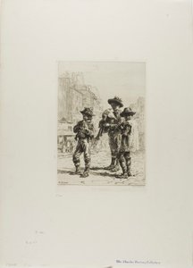 Pifferari door Charles Emile Jacque
