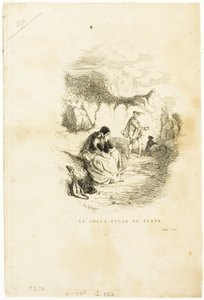 Het Mooie Meisje van Perth door Charles Emile Jacque