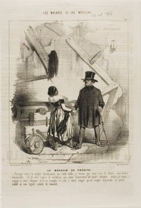 De theaterdokter (plaat 25) door Charles Emile Jacque