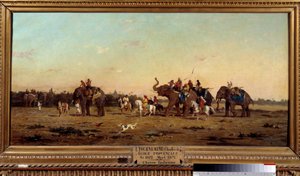 Indiase jacht door Charles Émile de Tournemine