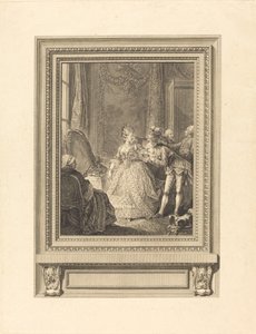 De dag door Charles Emmanuel Patas after Charles Eisen