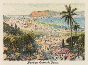 Zuid-Afrika: Durban vanaf de Berea door Charles Ernest Peers