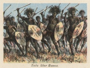Zuid-Afrika: Zulu Oorlogs Dans door Charles Ernest Peers