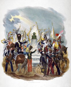 Verschillende Franse legeruniformen en regimenten, 1823