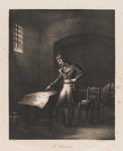 De Gevangene, begin 19e eeuw (litho)