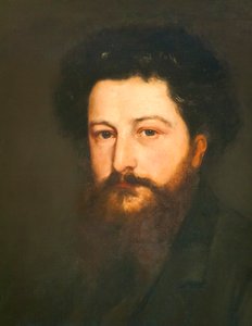 Portret van William Morris in zijn dertiger jaren