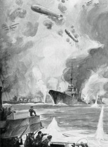Cuxhaven-aanval, 25 december 1914, 1926 door Charles Fouqueray