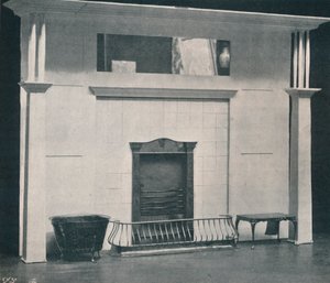 Open haard, ca. 1895, 1897 door Charles Francis Annesley Voysey