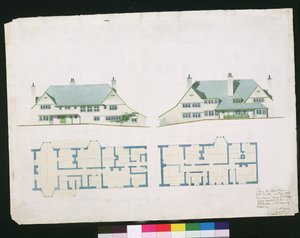 Huis te bouwen bij Gartmel Fell Gillhead, Windermere voor J.W. Buckley Esquire, 1899