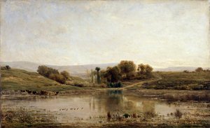 Een vijver, 1858