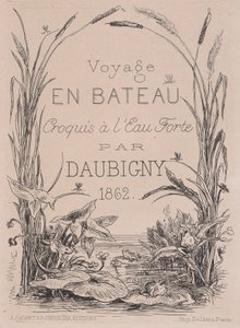 Frontispice, Voyage en bateau, 1862