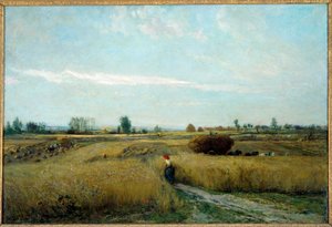 Oogst door Charles Francois Daubigny