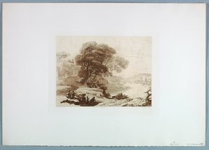 Landschap (naar Claude Lorrain)