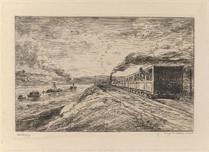 Le Départ Le Retour, uit Le Voyage en bateau, 1861