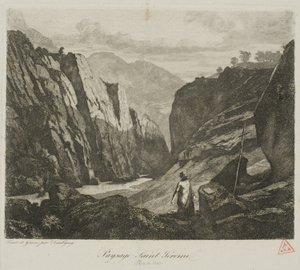 Sint Hiëronymus door Charles Francois Daubigny