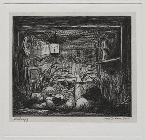 De Boottocht: Slapen aan Boord van de "Botin" (Nacht op de Boot) door Charles Francois Daubigny