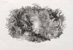 De Wintertuin door Charles Francois Daubigny