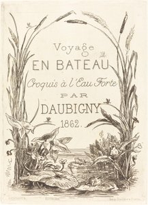 Titelpagina voor "Voyage en bateau"
