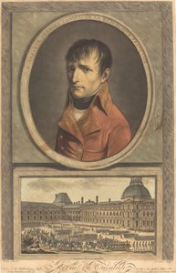 Bonaparte Eerste Consul van de Franse Republiek door Charles Francois Gabriel Levachez