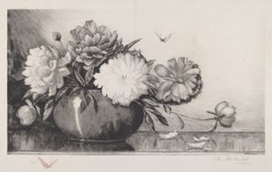Zonder titel: Pioenen in een kom, 1890