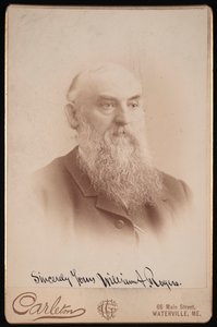Portret van William Augustus Rogers 1832-1898, Voor 1898 door Charles G Carleton