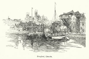 Brayford, Lincoln door Charles George Harper