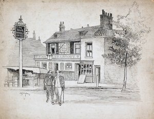 Oude Windmolen herberg, 214-214 Chiswick High Road, Turnham Green, Londen, 1892-1933