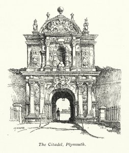 De Citadel, Plymouth door Charles George Harper