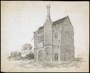 Warden Abbey, Old Warden, Central Bedfordshire door Charles George Harper