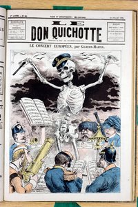 Omslag van "Le Don Quixote", nummer 422, Satirisch in kleuren